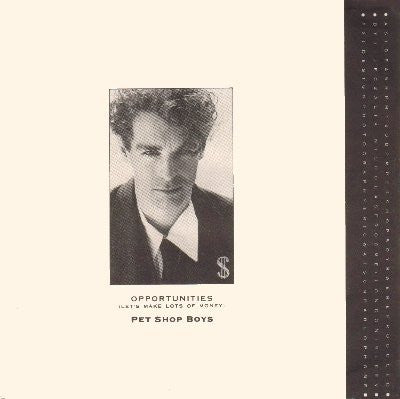 Pet Shop Boys – Opportunities (Let's Make Lots Of Money) 7" vinyl record, image 1 of 3