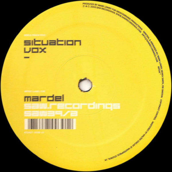 Mardel – Situation 12" vinyl record, image 1 of 2