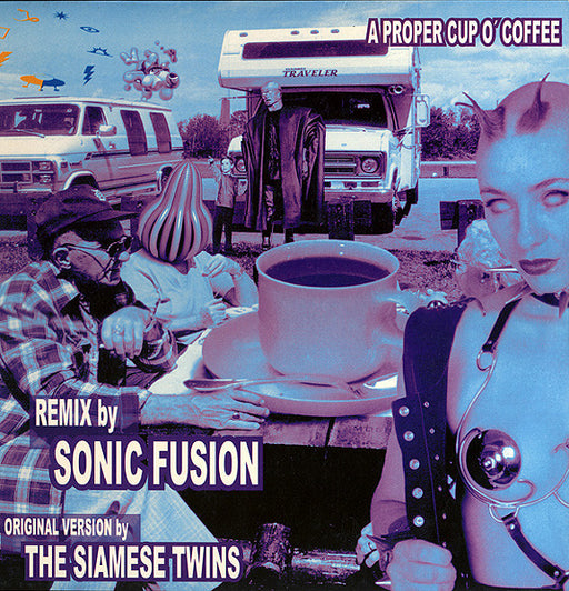 The Siamese Twins – A Proper Cup O' Coffee 12" vinyl record, image 1 of 4
