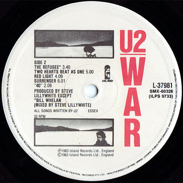U2 – War LP vinyl record, image 5 of 10
