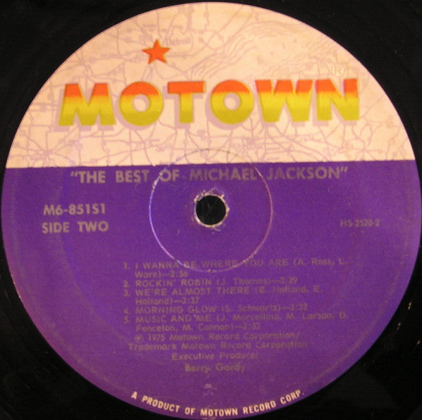 Michael Jackson – The Best Of Michael Jackson LP vinyl record, image 6 of 6
