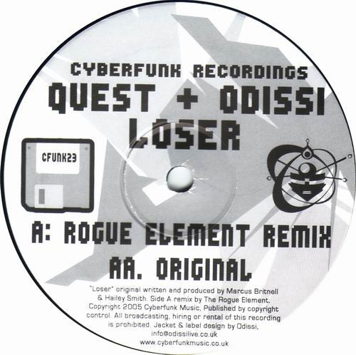 Quest & Odissi – Loser 12" vinyl record, image 1 of 2