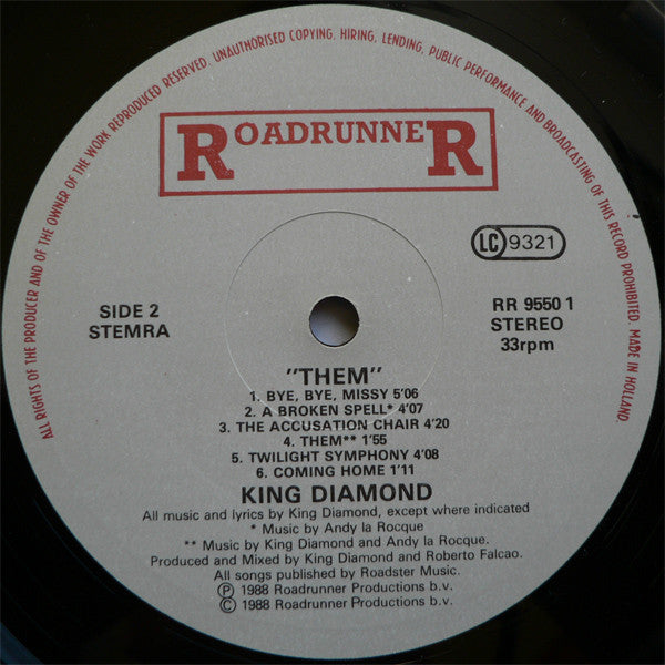 King Diamond – "Them" LP vinyl record, image 4 of 6
