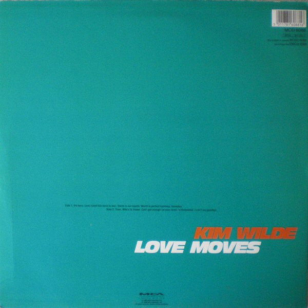 Kim Wilde – Love Moves LP vinyl record, image 2 of 6