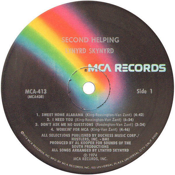 Lynyrd Skynyrd – Second Helping LP vinyl record, image 3 of 4
