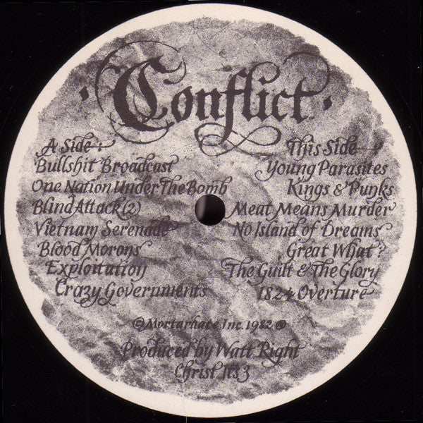 Conflict – It's Time To See Who's Who LP vinyl record, image 6 of 6