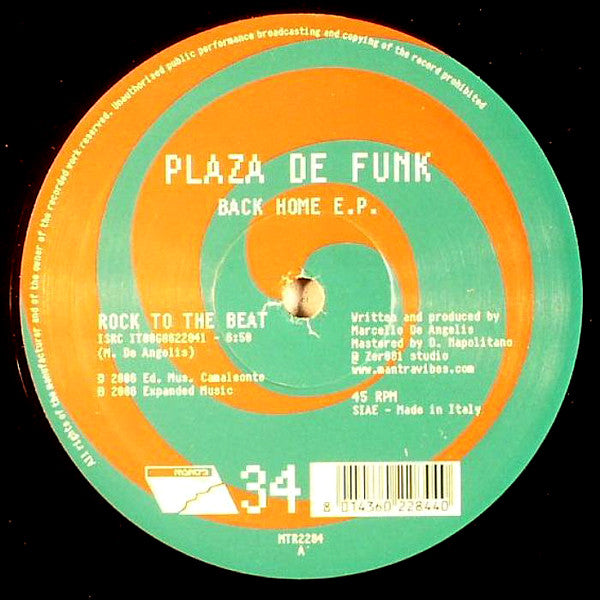 Plaza De Funk – Back Home E.P.