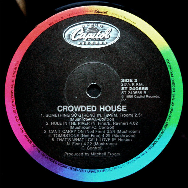 Crowded House – Crowded House LP vinyl record, image 4 of 6