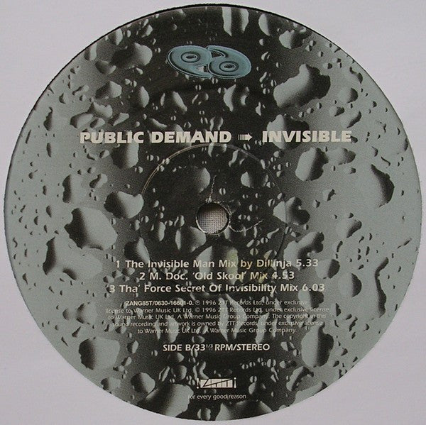 Public Demand – Invisible 12" vinyl record, image 6 of 10