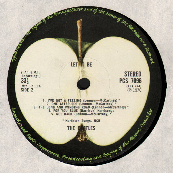 The Beatles – Let It Be LP vinyl record, image 4 of 7