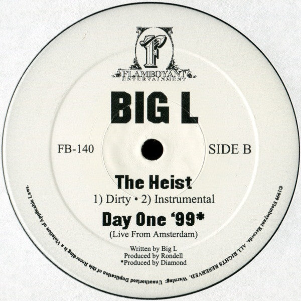 Big L – We Got This / The Heist / Day One '99 12" vinyl record, image 4 of 5