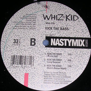 Whiz Kid, YSL – Cut It Up Whiz / Kick The Bass 12" vinyl record, image 3 of 4