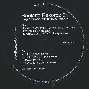 Various – Playin' Roulette With An Automatik Gun 12" vinyl record, image 1 of 2