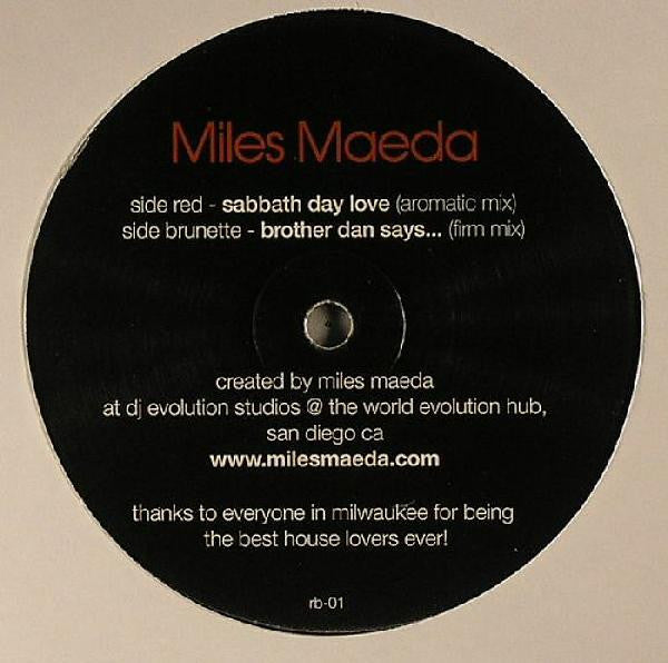 Miles Maeda – Hybrid House EP 12" vinyl record, image 2 of 2
