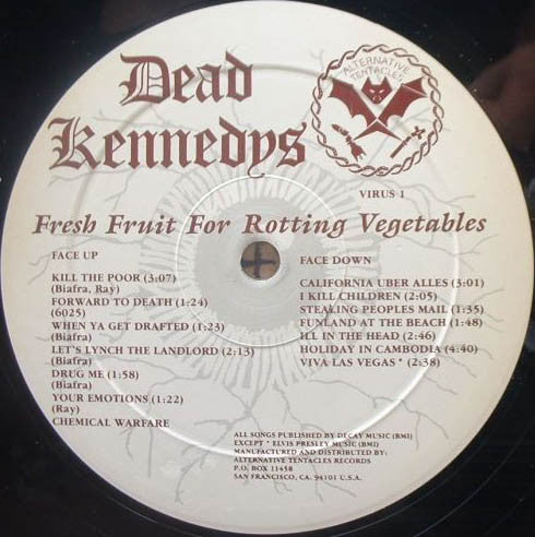 Dead Kennedys – Fresh Fruit For Rotting Vegetables LP vinyl record, image 3 of 6