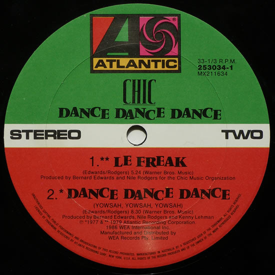 Chic – Dance Dance Dance 12" vinyl record, image 4 of 4
