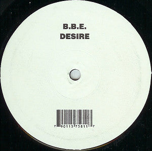 B.B.E. – Desire 12" vinyl record, image 1 of 2