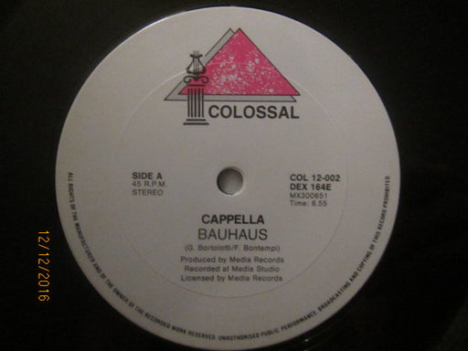 Cappella – Bauhaus 12" vinyl record, image 1 of 3