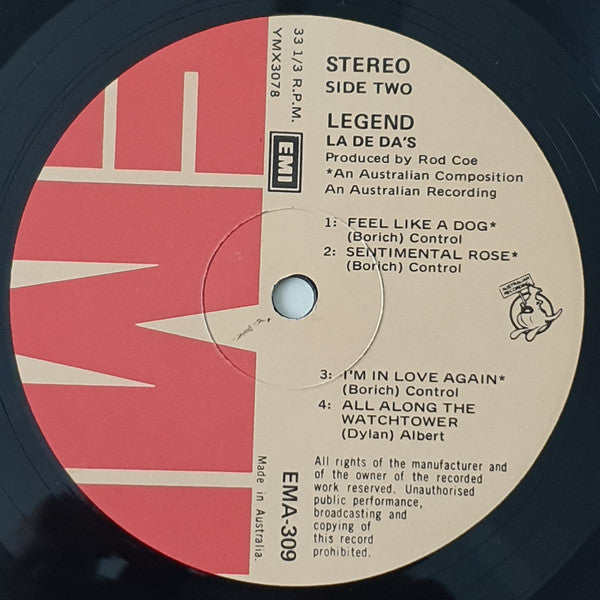 The La De Das – Legend LP vinyl record, image 4 of 6