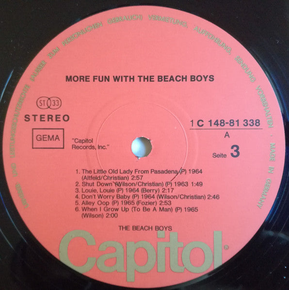 The Beach Boys – More Fun With The Beach Boys (2xLP) LP vinyl record, image 6 of 7