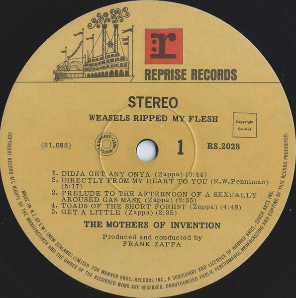 The Mothers – Weasels Ripped My Flesh LP vinyl record, image 3 of 7