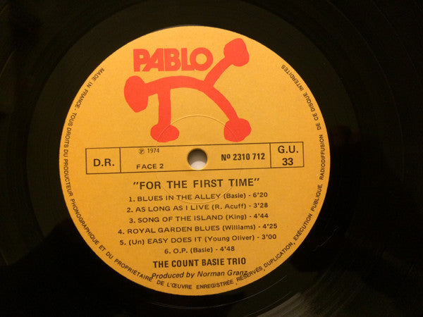 The Count Basie Trio – For The First Time LP vinyl record, image 3 of 4