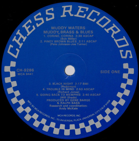 Muddy Waters – Muddy, Brass & The Blues LP vinyl record, image 3 of 5