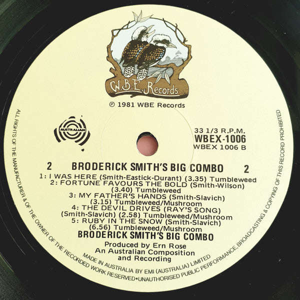 Broderick Smith's Big Combo – Broderick Smith's Big Combo LP vinyl record, image 4 of 6