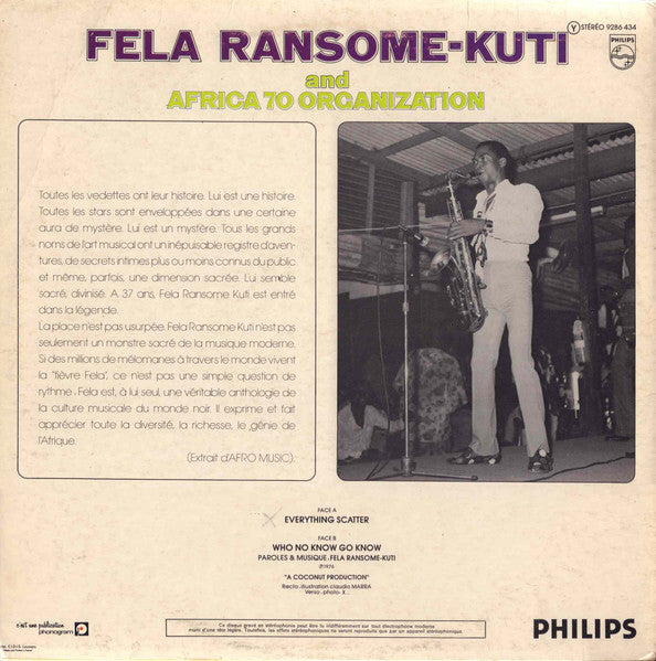 Fela Kuti, Africa 70 – Everything Scatter LP vinyl record, image 2 of 5