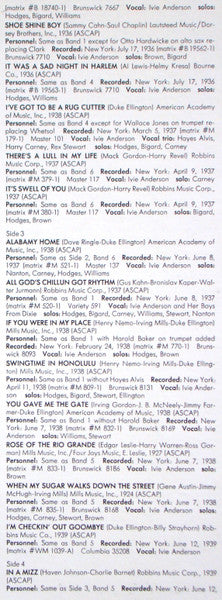 Duke Ellington, Ivie Anderson – Duke Ellington Presents Ivie Anderson (2xLP) LP vinyl record, image 9 of 10