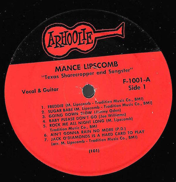 Mance Lipscomb – Texas Sharecropper And Songster LP vinyl record, image 4 of 10