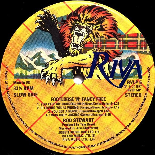 Rod Stewart – Foot Loose & Fancy Free LP vinyl record, image 4 of 10