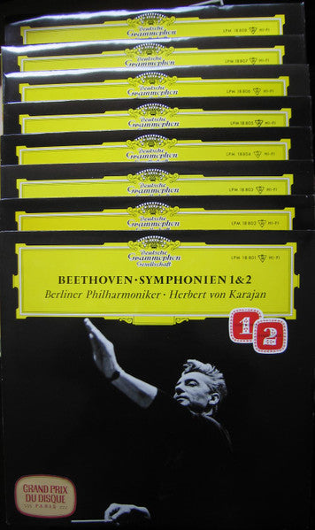Ludwig van Beethoven, Herbert von Karajan, Berliner Philharmoniker – 9 Symphonien (8xLP) LP vinyl record, image 3 of 4