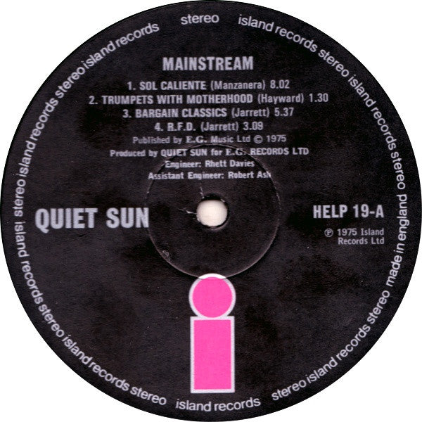 Quiet Sun – Mainstream LP vinyl record, image 3 of 9