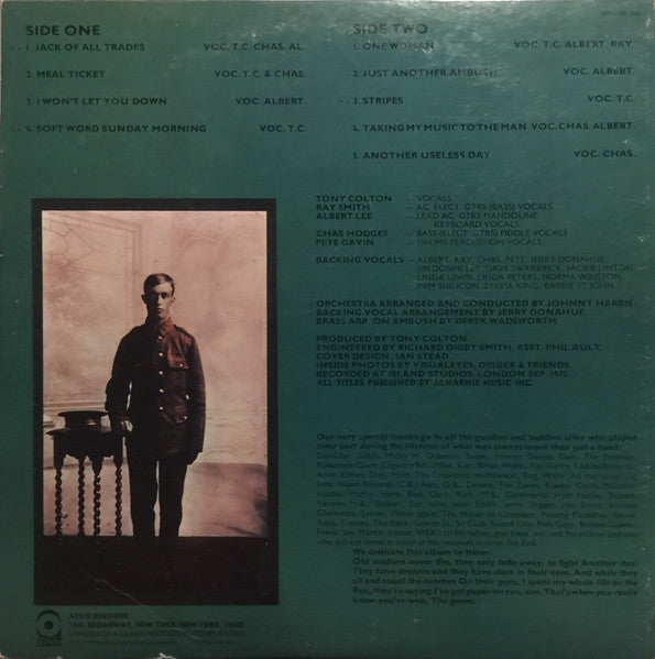 Heads Hands & Feet – Old Soldiers Never Die LP vinyl record, image 4 of 10