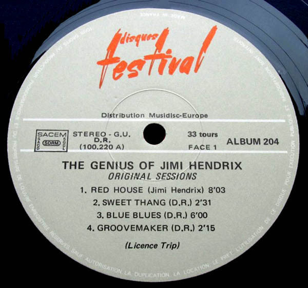 Jimi Hendrix – The Genius Of Jimi Hendrix (Original Sessions) (2xLP) LP vinyl record, image 4 of 7