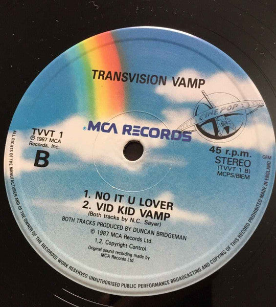 Transvision Vamp – Revolution Baby 12" vinyl record, image 4 of 4