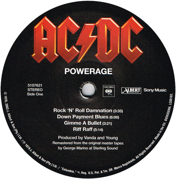 AC/DC – Powerage LP vinyl record, image 3 of 7