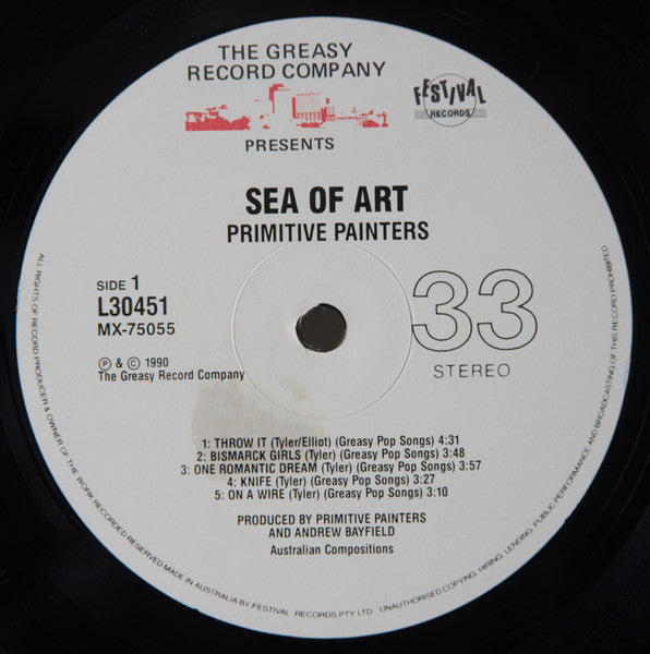 Primitive Painters – Sea Of Art LP vinyl record, image 3 of 6