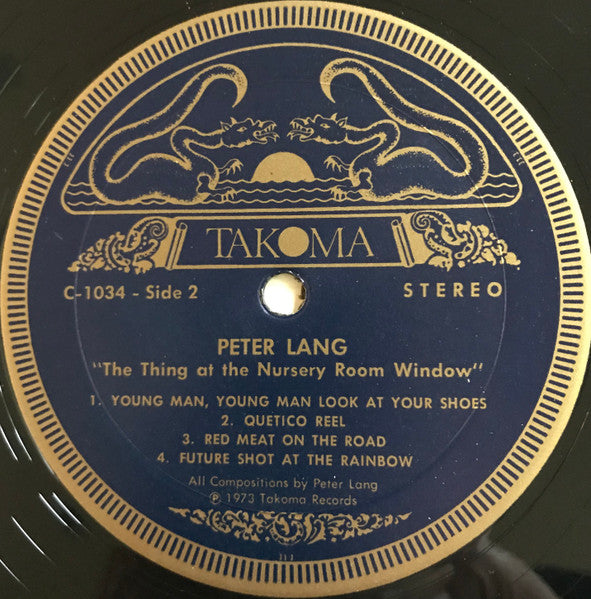Peter Lang – The Thing At The Nursery Room Window LP vinyl record, image 4 of 4
