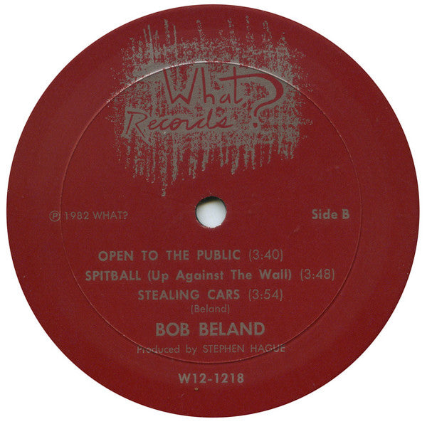 Bob Beland – Bob Beland 12" vinyl record, image 4 of 4