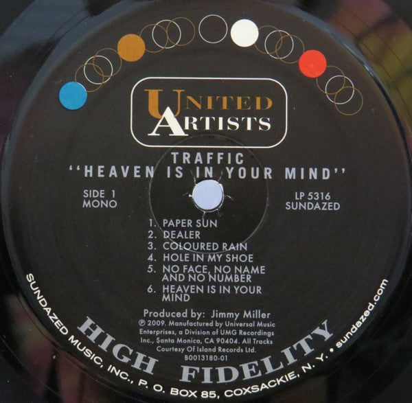 Traffic – Heaven Is In Your Mind LP vinyl record, image 4 of 6