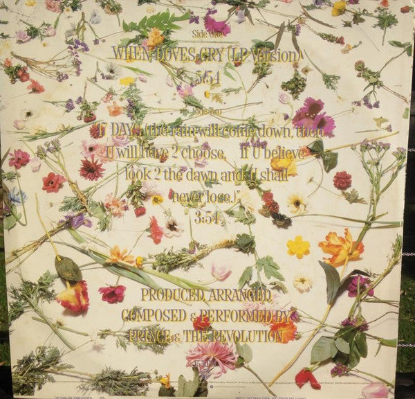 Prince And The Revolution – When Doves Cry 12" vinyl record, image 2 of 4