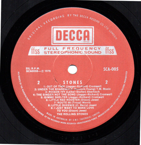 The Rolling Stones – Stones LP vinyl record, image 4 of 5