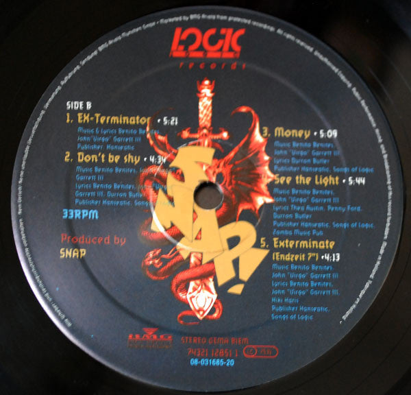 Snap! – The Madman's Return (3rd Edition) LP vinyl record, image 6 of 6