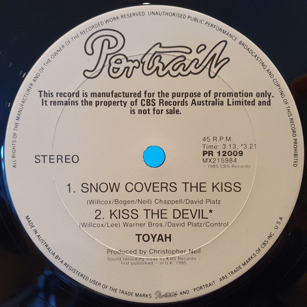 Toyah – Don't Fall In Love (I Said) 12" vinyl record, image 5 of 7