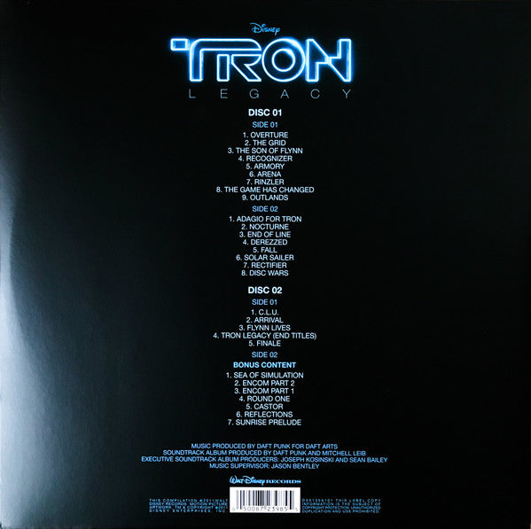 Daft Punk – TRON: Legacy (Vinyl Edition Motion Picture Soundtrack) (2xLP) LP vinyl record, image 3 of 10