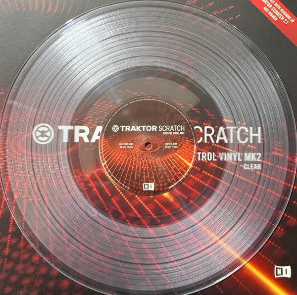 No Artist – Traktor Scratch Control Vinyl MK2 Clear 12" vinyl record, image 3 of 4