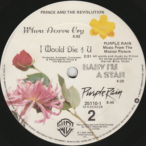 Prince And The Revolution – Purple Rain LP vinyl record, image 6 of 7