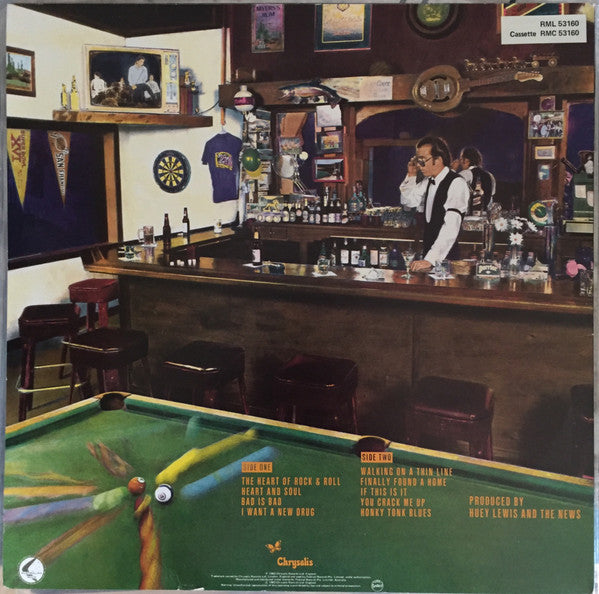 Huey Lewis & The News – Sports LP vinyl record, image 2 of 6